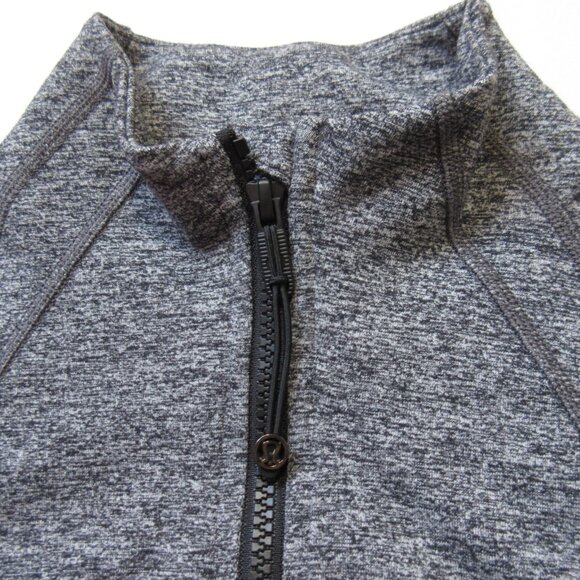 NWT Lululemon Define Jacket Luon in Heathered Black Stretch Full Zip 12 - Picture 3 of 6